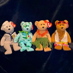 Original BEANIE BABIES Unique Bears Collection